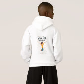 Freude wie Confetti-Vibrant-Positivdesign verbreit Hoodie (Schwarz voll)