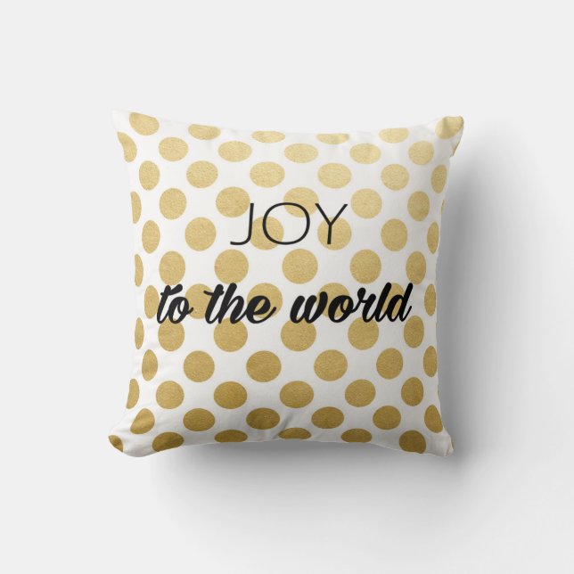 Freude zum Weltfeiertag Kissen (Vorderseite)