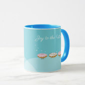 Freude zur Tasse der Weltschaumgummiring-| (VorderseiteRechts)