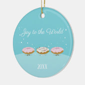 Freude zur Verzierung der Weltschaumgummiring-| Keramikornament (Links)