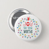 Freude zur Welt Button (Vorne & Hinten)
