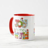 Freude zur Welt Tasse (Vorderseite Links)