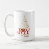 "Freude zur Welt" Weihnachtsscripture-Tasse Kaffeetasse (Links)