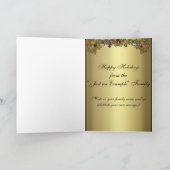 Freude zur Weltweihnachtskarte Feiertagskarte (Innenseite)