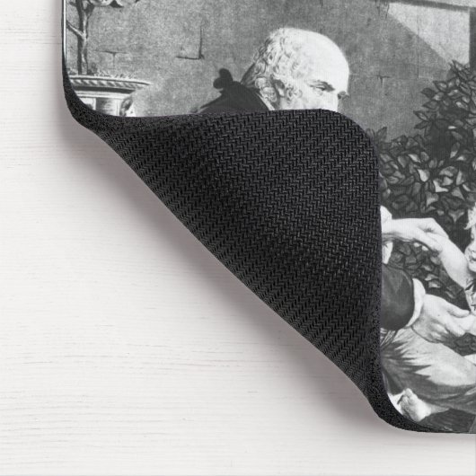 Freuden am Sein ein Vater, c.1797 Mousepad (Ecke)