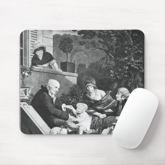 Freuden am Sein ein Vater, c.1797 Mousepad (Mit Mouse)