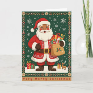 Freuden der Weihnachtskarte Feiertagskarte