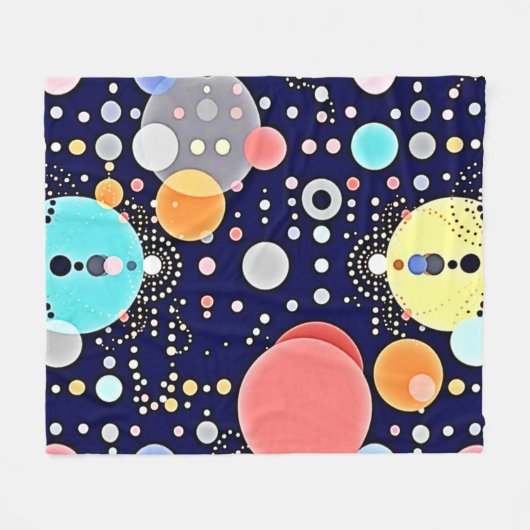 Freudenblase Fleecedecke (Vorderseite (Horizontal))