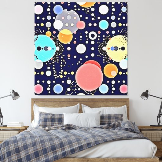 Freudenblase Leinwanddruck (Insitu (Schlafzimmer))