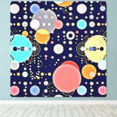 Freudenblase Leinwanddruck (Insitu (Holzboden))