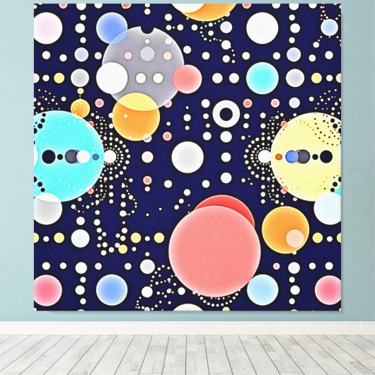 Freudenblase Leinwanddruck (Insitu (Holzboden))