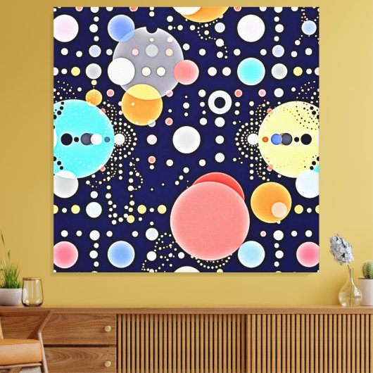 Freudenblase Leinwanddruck (Insitu (Wohnzimmer))