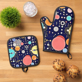 Freudenblase Ofenhandschuh & Topflappen-Set