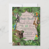 Freudender afrikanischer Dschungel Einladung (Vorderseite)