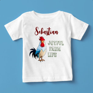 Freudender Individuelle Name des landwirtschaftlic Baby T-shirt