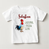 Freudender Individuelle Name des landwirtschaftlic Baby T-shirt (Vorderseite)