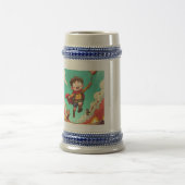 Freudender Junge Bierglas (Mittel)