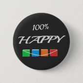 Freudendes Abzeichen des Glücks Button (Vorderseite)