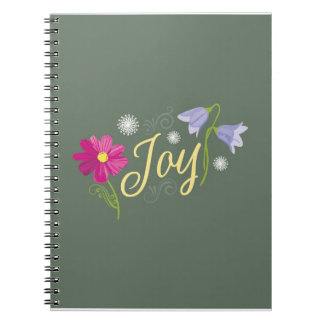 Freudendes Notebook Notizblock