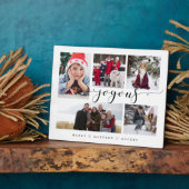 Freudendes Script Family Foto Keepake Collage Plaq Fotoplatte (Seite)