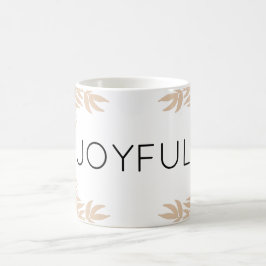 Freudene Blätter Kaffeetasse