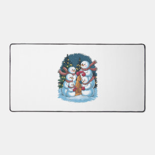 Freudenfamilie Snowman Schreibtischunterlage