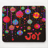 Freudenfarbene Weihnachtsschmuck-Inspirivity Mousepad (Vorne)