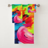 Freudenfarbige Explosionszeichnung Badhandtuch Set (Insitu)