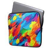 Freudenfarbige Explosionszeichnung Laptopschutzhülle (Vorderseite Links)