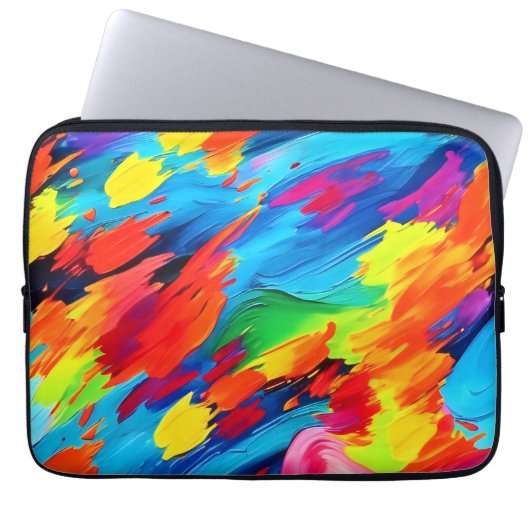 Freudenfarbige Explosionszeichnung Laptopschutzhülle (Vorderseite)