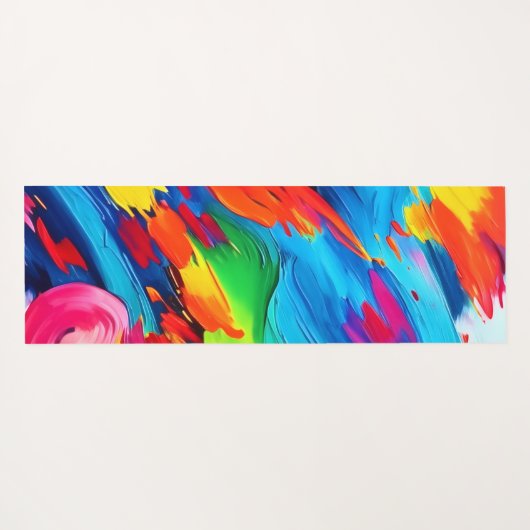 Freudenfarbige Explosionszeichnung Yogamatte (Rückseite (Horizontal))