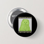 Freudenfreude Poppoppop Up Feline Lover Cat Button (Vorne & Hinten)