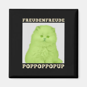 Freudenfreude Poppoppop Up Feline Lover Cat Magnet