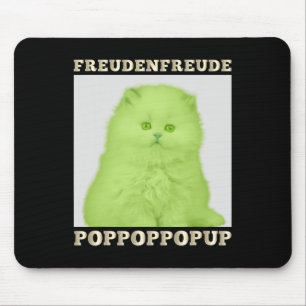 Freudenfreude Poppoppop Up Feline Lover Cat Mousepad