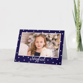 Freudenfreudige Weihnachten Moderne Typografie Cus