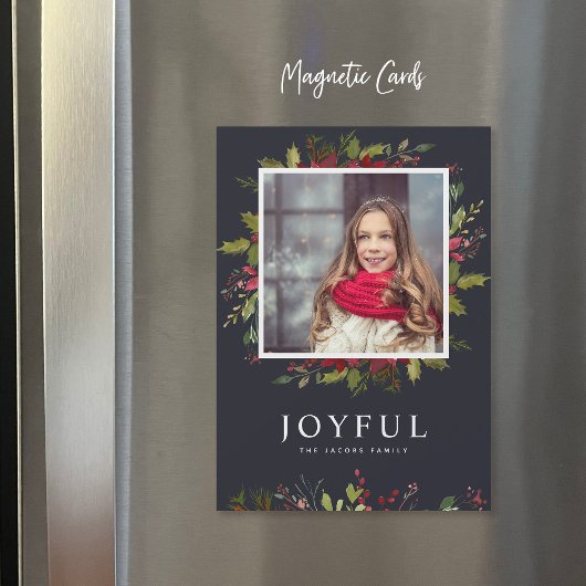 Freudengrün | Magnetische Urlaubsfotokarte Magnetkarte