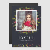 Freudengrün | Magnetische Urlaubsfotokarte Magnetkarte (Vorne/Hinten)