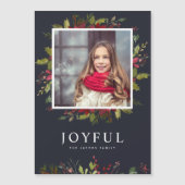 Freudengrün | Magnetische Urlaubsfotokarte Magnetkarte (Vorderseite)