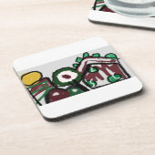 Freudenhaus Liebe Getränkeuntersetzer (Linke Seite)