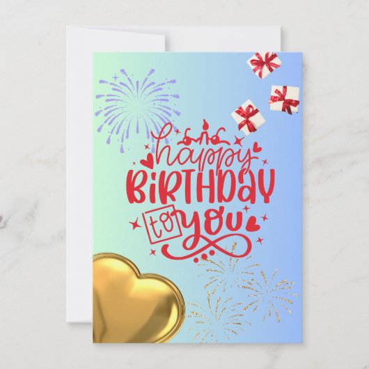 Freudenkarte Mitteilungskarte (Vorderseite)