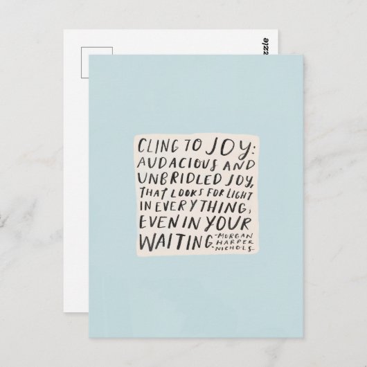 Freudenklammern - Postkarte (Vorne/Hinten)