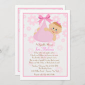 Freudenpackung (k) Sprinkle Baby Shower Einladung (Vorne/Hinten)