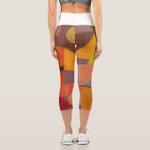 Freudenreiche Bergwelt von Paul Klee Capri Leggings (Rückseite)