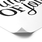 Freudenspäckchen Liebeszitat Süße Motivation Poster (Ecke)