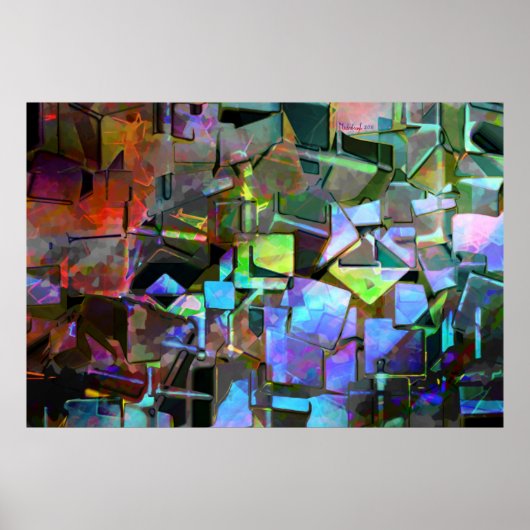 Freudenstruktur Poster (Vorne)