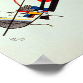 Freudenszension, 1923 von Wassily Kandinsky Poster (Ecke)