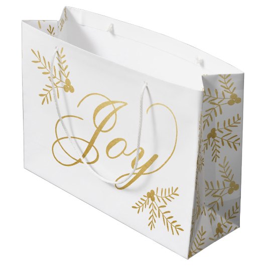 Freudenurlaub Große Geschenktüte (Rückseite Schrägansicht)