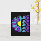 Freudepräventionsbewusstseins-Suower-Design Karte (Gelbe Blume)