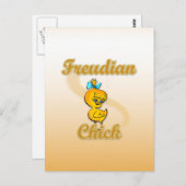 Freudian Chick Postkarte (Vorne/Hinten)