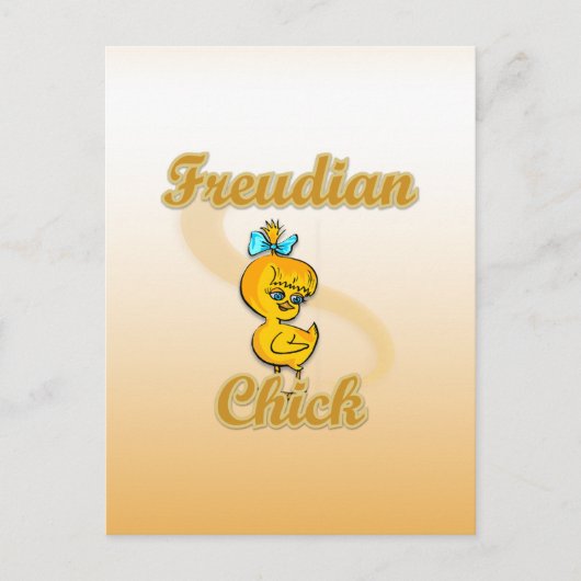 Freudian Chick Postkarte (Vorderseite)